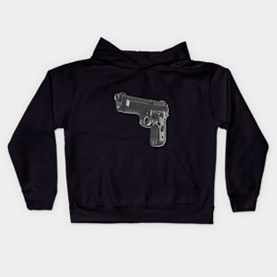 Weapons - HandGun - Beretta M92 - 41202 Kids Hoodie